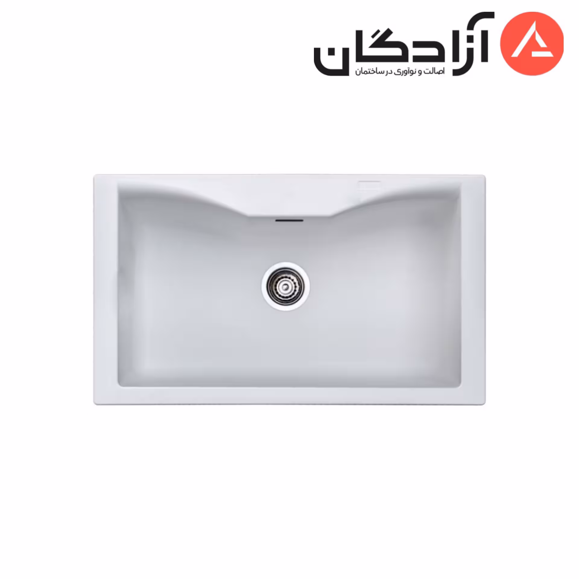 سینک گرانیتی آروما مدل CUBE سفید