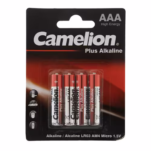 باتری کملیون نیم قلمی پلاس آلکالاین