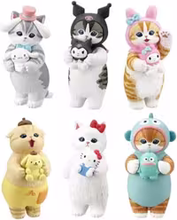 فیگور گربه ها Cats طرح کرومی و ملودی مجموعه 6 عددی