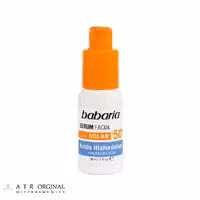 سرم ضد آفتاب باباریا  SPF 50 مدل هیالورونیک اسید مناسب انواع پوست