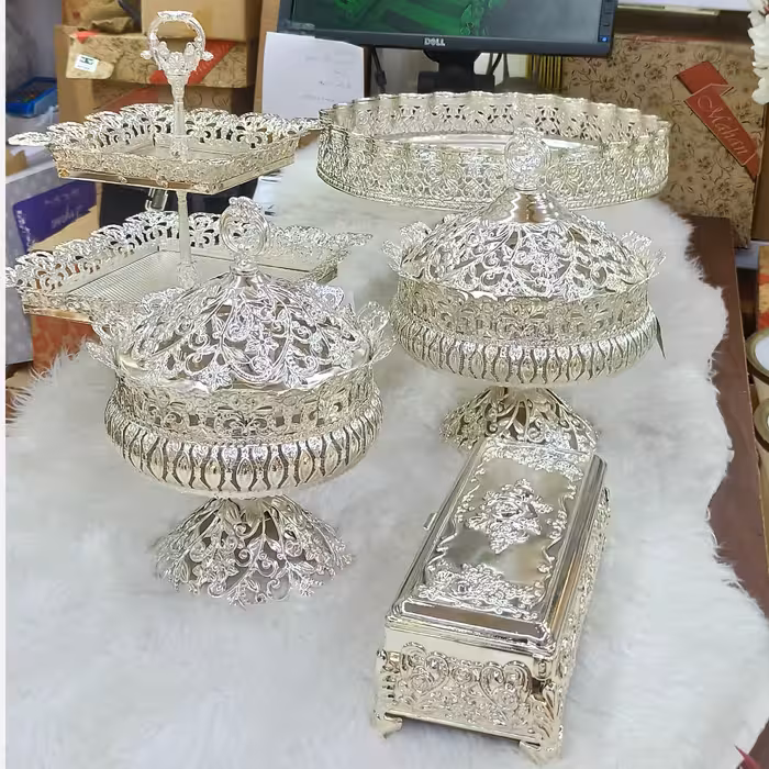  سرویس پذیرایی چهار تیکه سیلور (پیوتر)