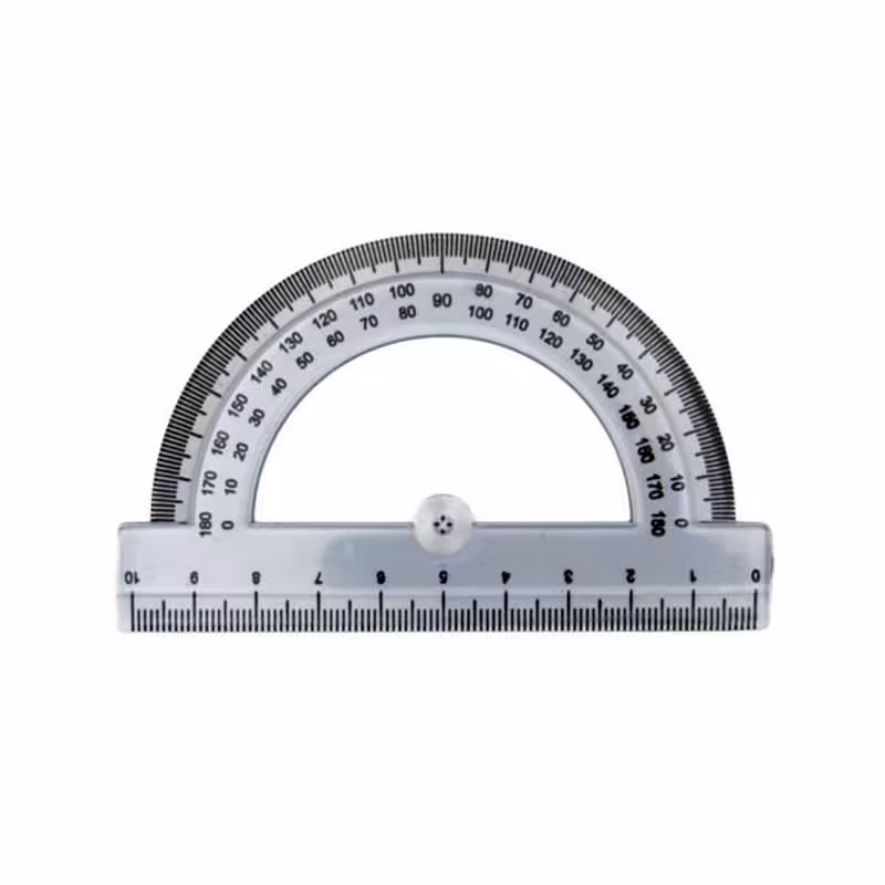 نقاله 180 درجه طلقی شفاف