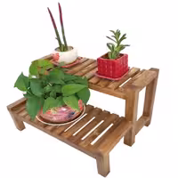 استند گلدان مدل پله ای دو طبقه.                     