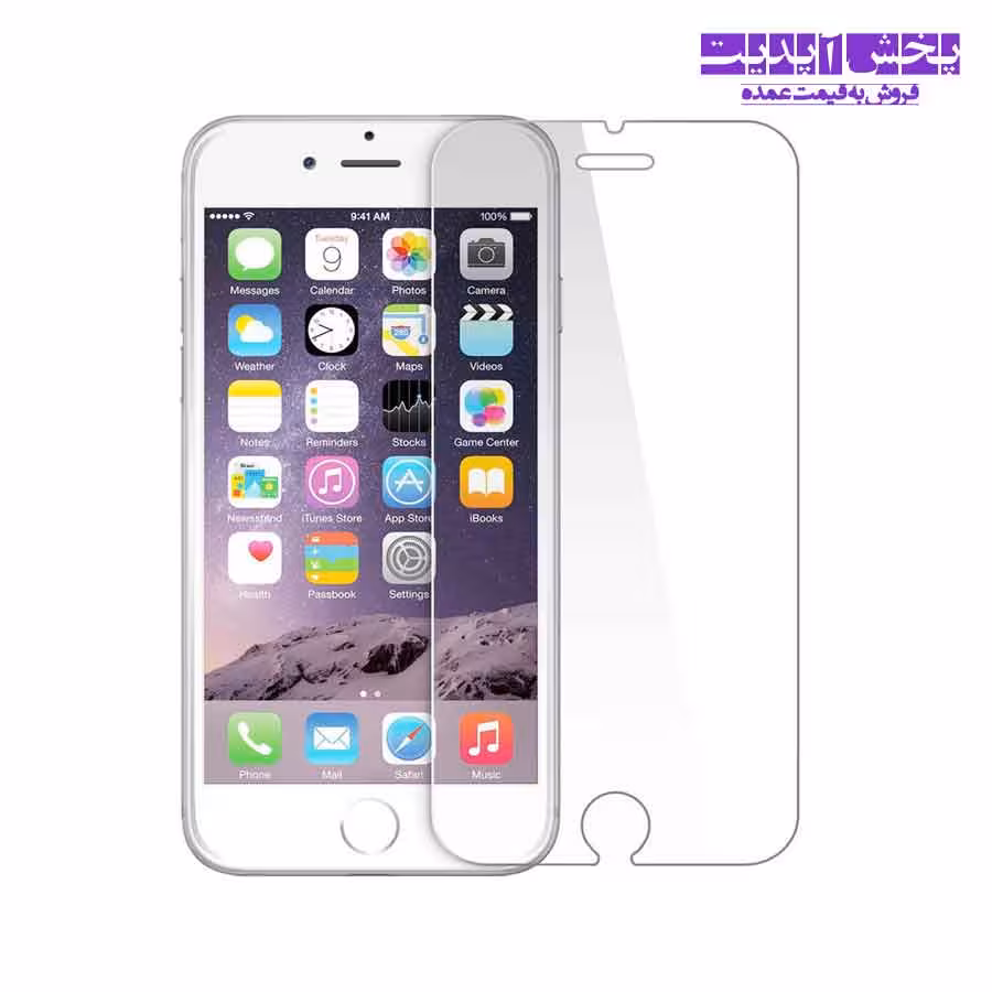 محافظ صفحه نمایش (گلس) ساده شیشه ای اپل iphone 7