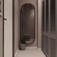 آینه قدی چوبی مدل سرو ابعاد 140 در 40