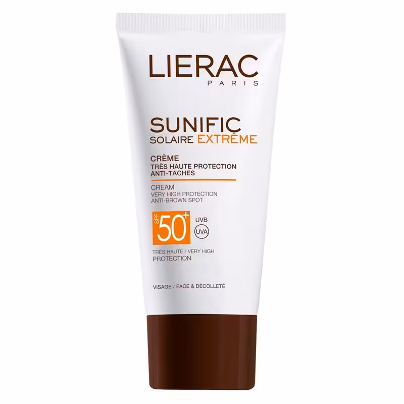کرم ضد آفتاب لیراک سری Sunific مدل Solaire Extreme حجم 50 میلی لیتر