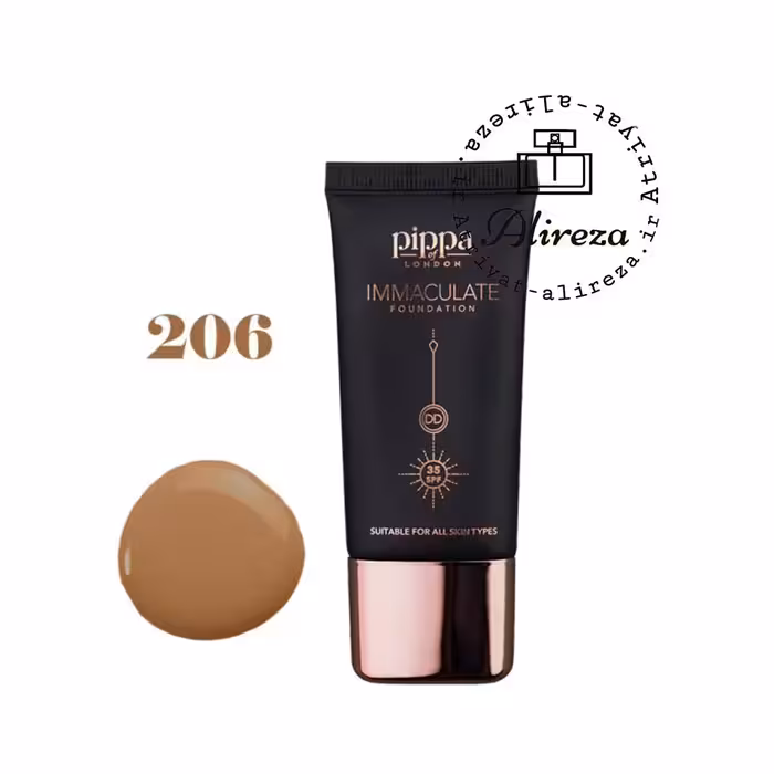 کرم پودر پیپا Immaculate Foundation با SPF35 شماره 206