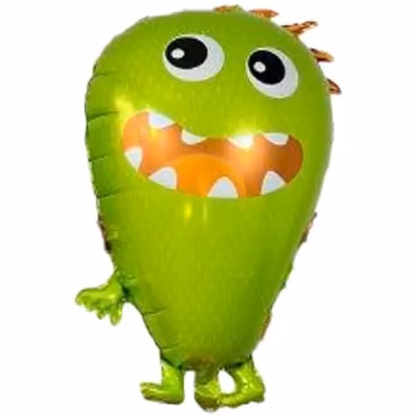 بادکنک فویلی فیگور هیولای سبز کم رنگ