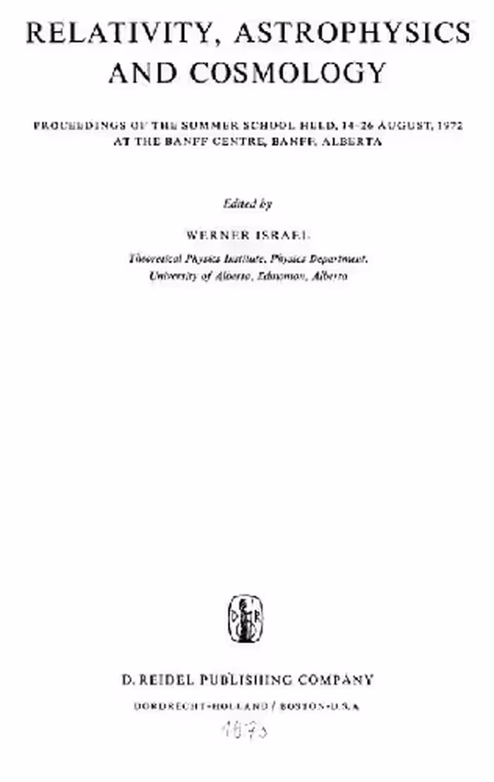 خرید و دانلود نسخه کامل کتاب Relativity, astrophysics and cosmology