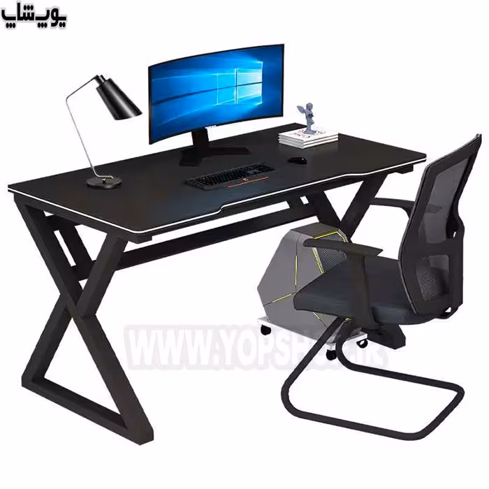 میز گیمینگ ارگونومیک با طراحی مدرن مدل مینی