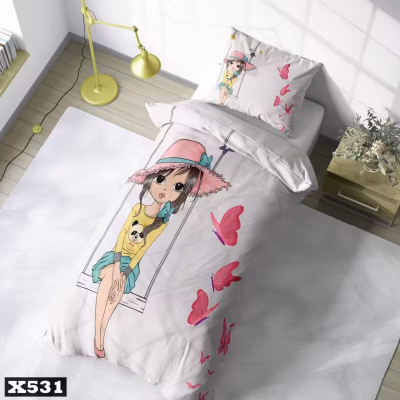 روتختی سه بعدی طرح دخترانه