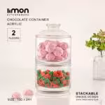 لیمون  شکلات خوری 2 طبقه اکرولیک  210900