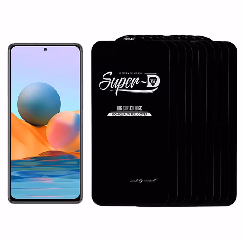 محافظ صفحه نمایش میتوبل مدل سوپر دی مناسب برای گوشی موبایل شیائومی REDMI NOTE 10 PRO بسته 10 عددی