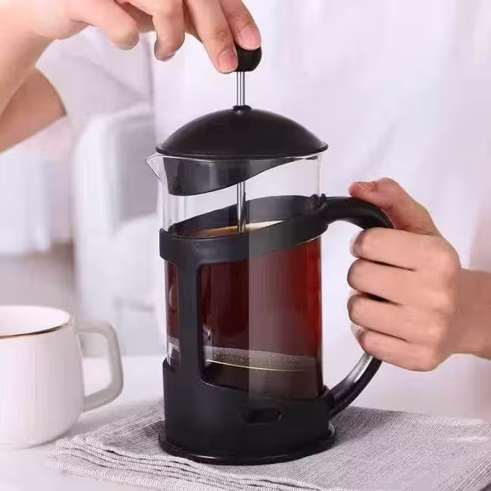 فرنچ پرس مشکی 350 میلی لیترYITIAN