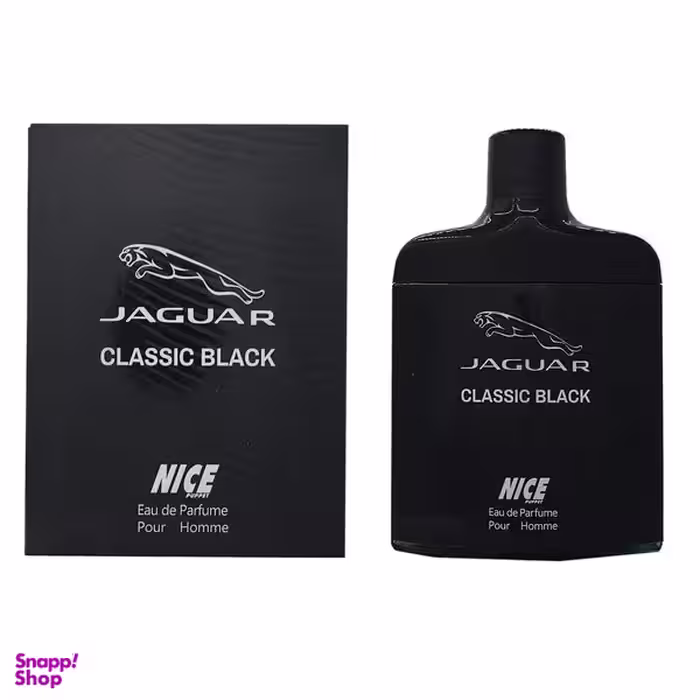 ادو پرفیوم مردانه نایس پاپت مدل  Jaquar clasicc black حجم 85 میلی لیتر