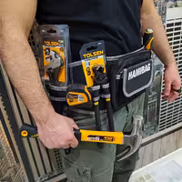 کیف کمری برزنتی 9 تیکه کیف ابزار کمری مقاوم و تحمل وزن بالا کیف برزنتی قفل دار کیف کوه نوردی سبک و جادار