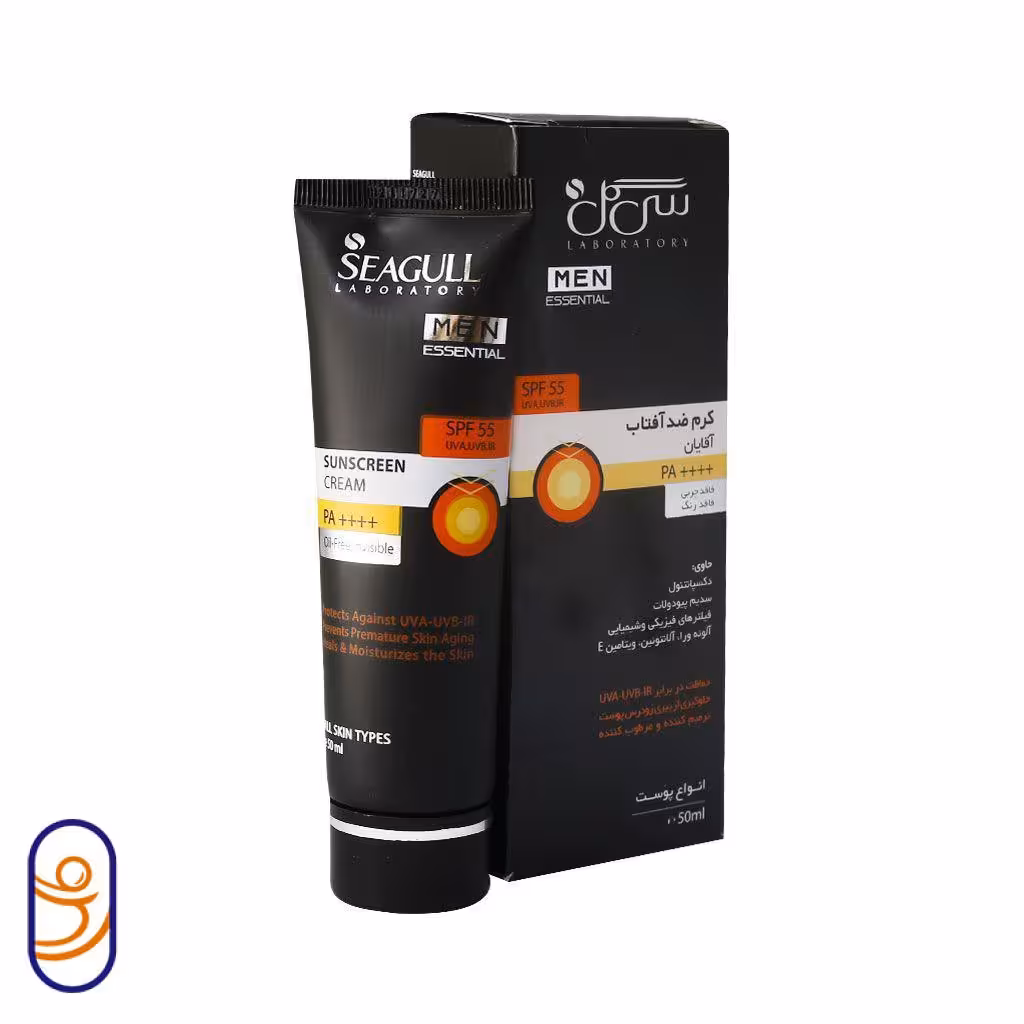 کرم ضد آفتاب بی رنگ آقایان SPF 55 سی گل