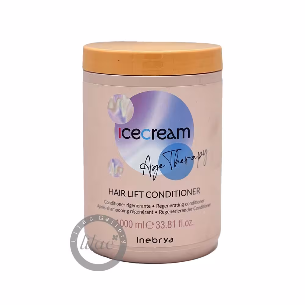 آیس کریم ice cream (اینبریا inebrya) ماسک مو کلاژن ایج تراپی 1000 میل