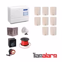 پکیج دزدگیر اماکن باسیم مدل فایروال سیم کارتی و تلفنی F10P8