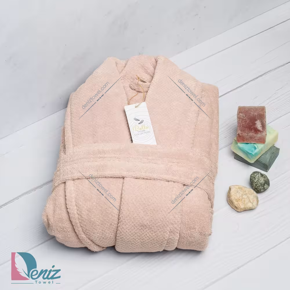 حوله تن پوش بلو طرح ماکرو رنگ نسکافه ای