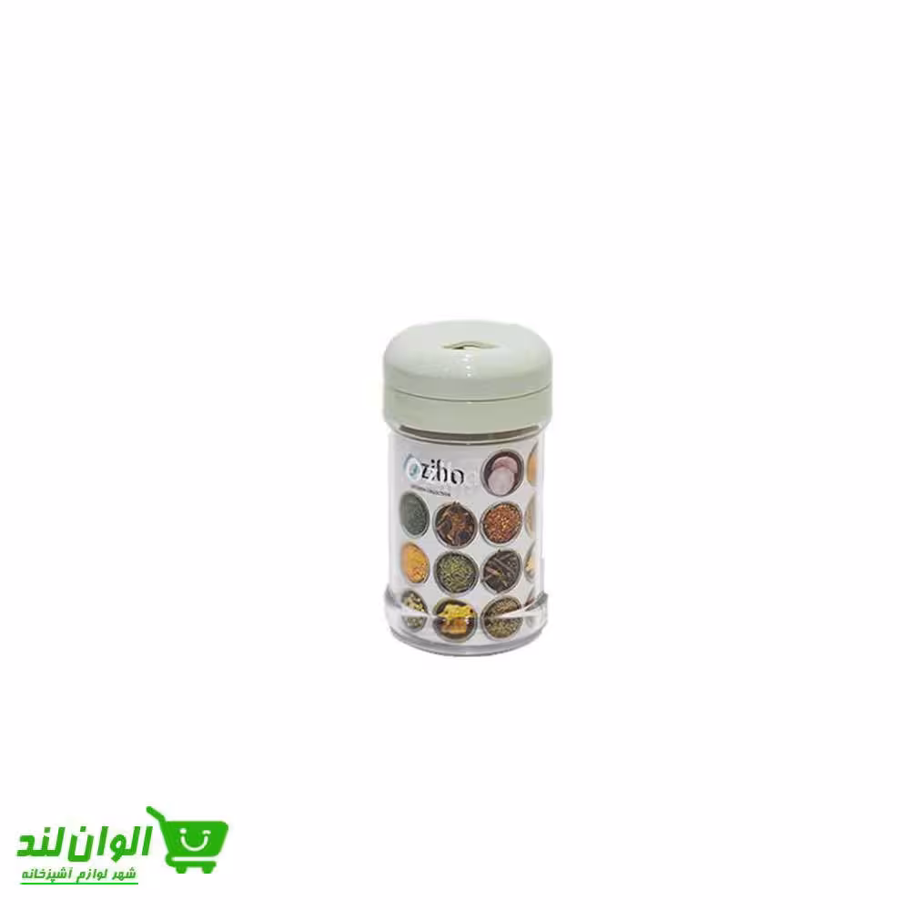 ادویه پاش زیبا سازان مدل سه کاره کریستال پک 6 عددی سایز 2 کد 42407