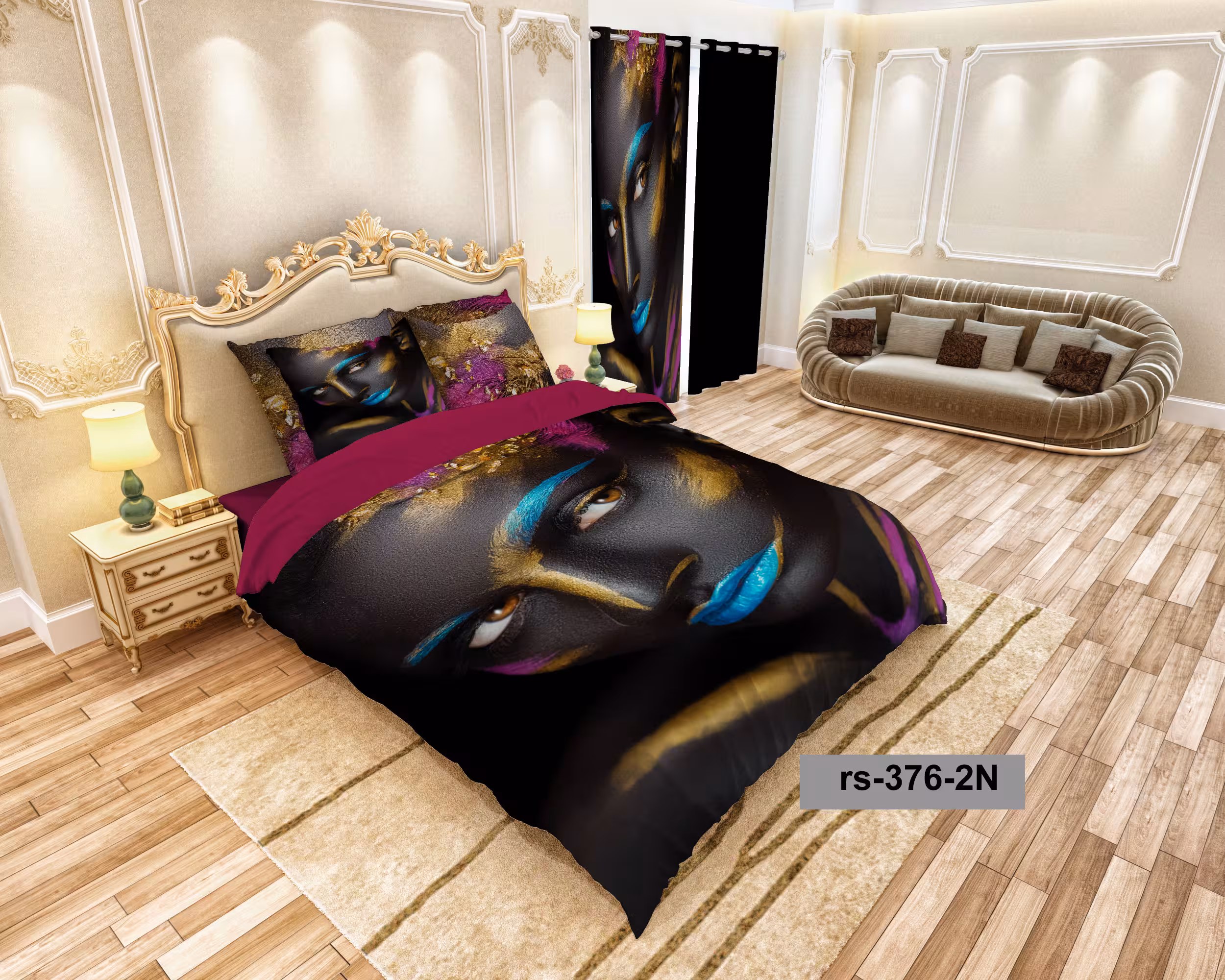 لحاف روتختی تنسل سه بعدی (3D) کالای خواب متین کد 0376