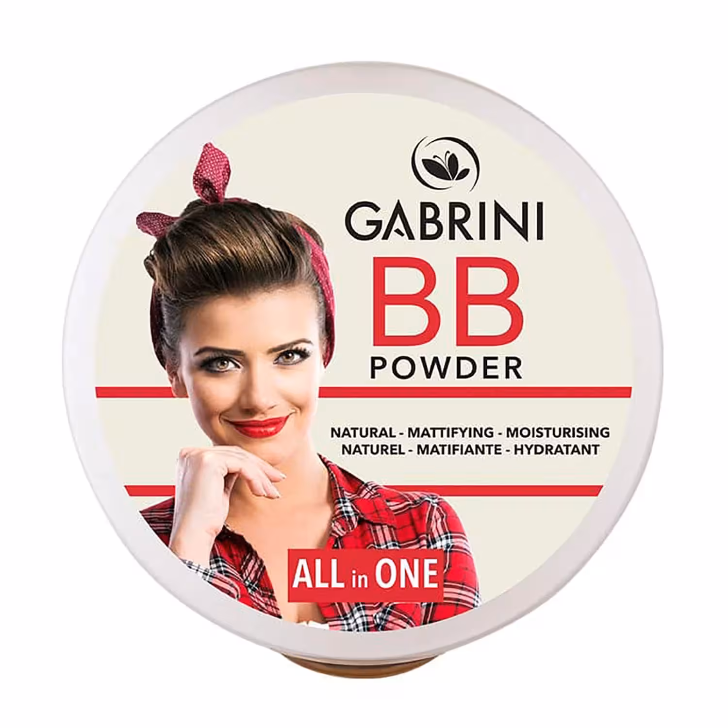 پنکک گابرینی بی بی 04 مدل All in One رنگ تیره 12 گرم | Gabrini BB Powder All in One 04 Dark