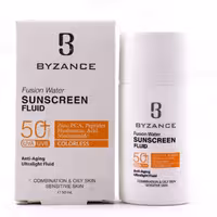 فلوئید ضد آفتاب فیوژن واتر SPF50 مناسب پوست چرب و مختلط بیزانس 50 میلی لیتر
