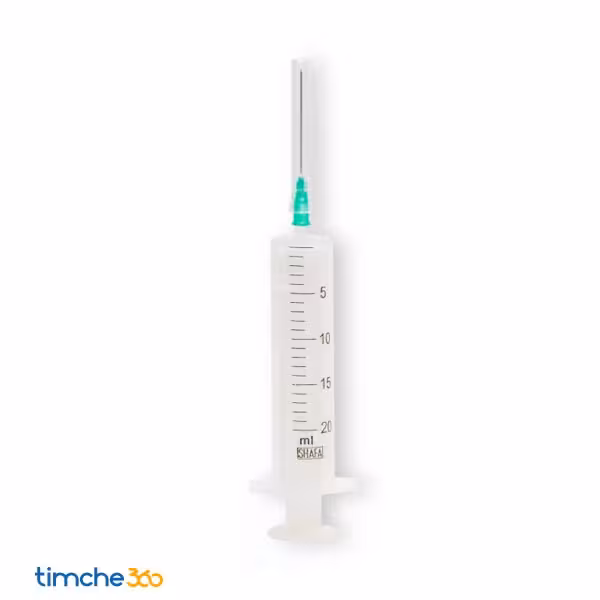 سرنگ 20 سی سی دو قطعه لوئراسلیپ شفا