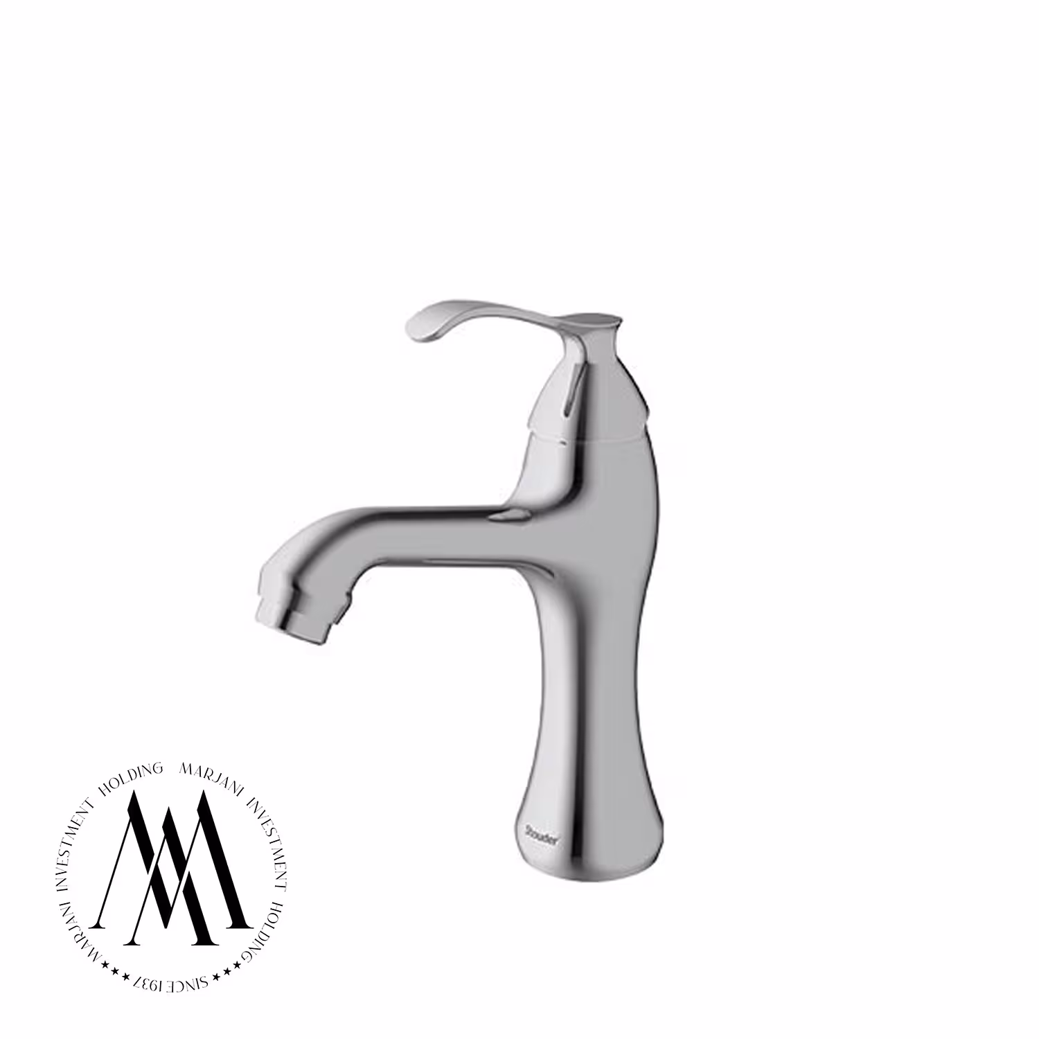 شیر روشویی شودر مدل کلاسیک پایه کوتاه (کروم)