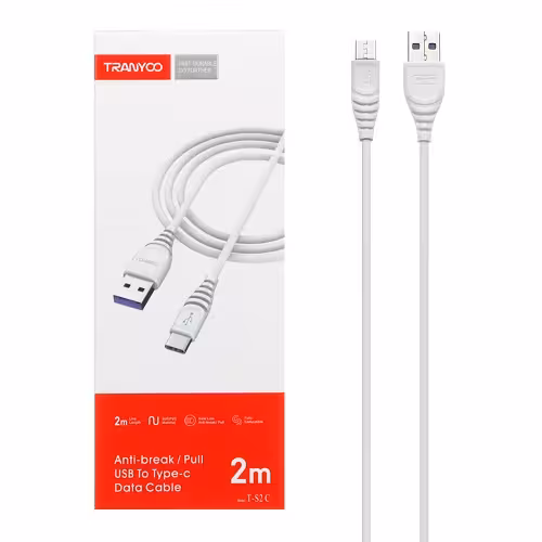 کابل شارژ Tranyoo S2 Type-C