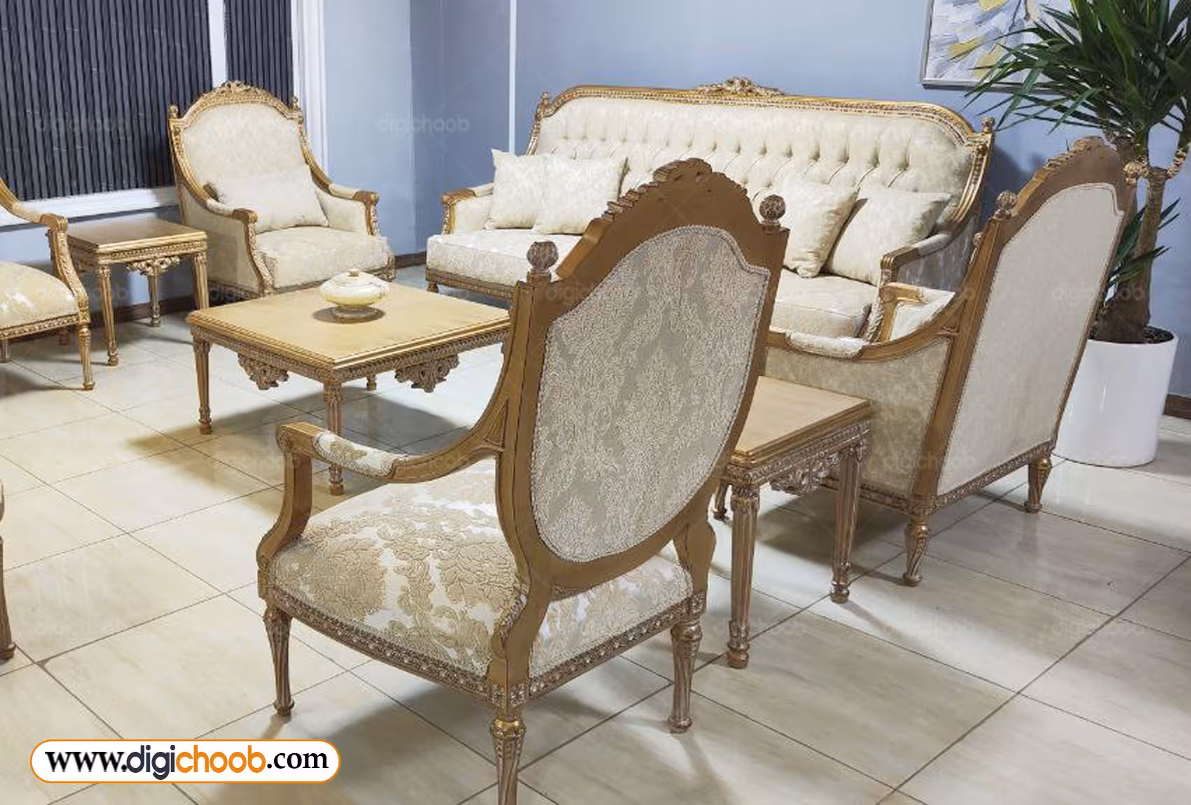 مبل سلطنتی کلاسیک آرونا