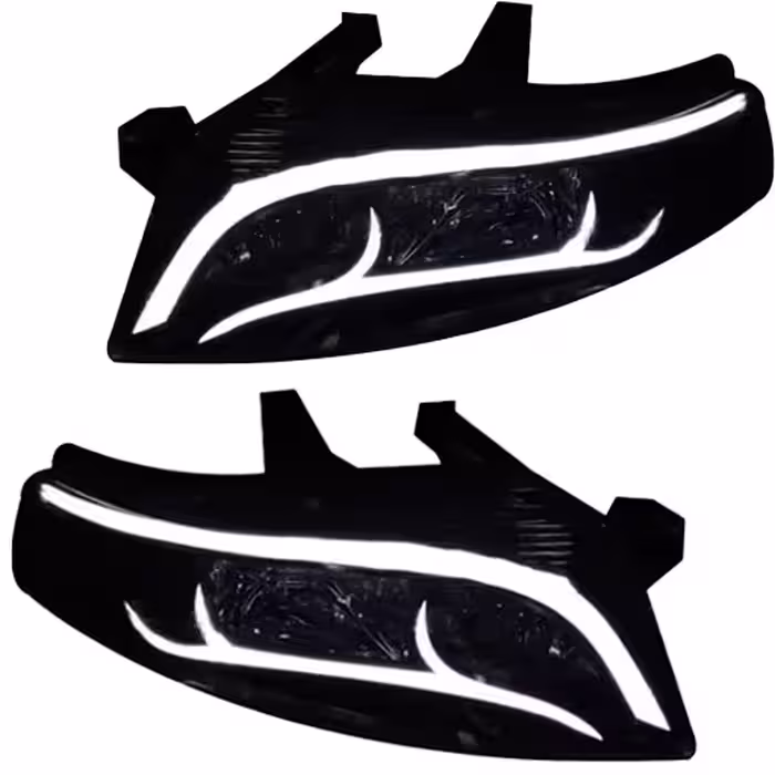 چراغ جلو اسپرت سمند سورن مدل Deer سفید دوحالته بدون موتور دو عددی