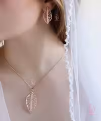 💍نیم ست جواهری برگ(N_4007)