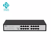 سوییچ شبکه 16 پورت HRUI مدل HR-SWG10160D-M