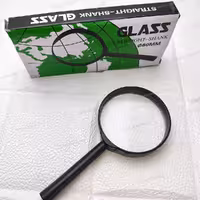 ذره بین سایز straight shank glass 60mm