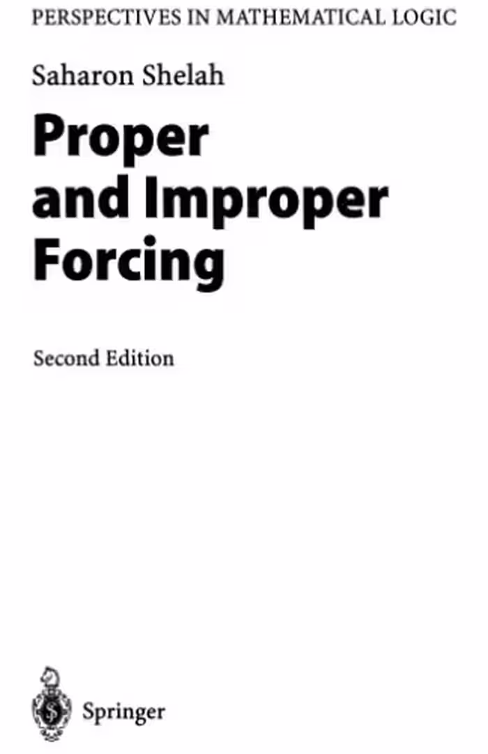 خرید و دانلود نسخه کامل کتاب Proper and improper forcing