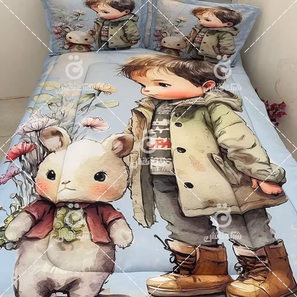 روتختی سه بعدی طرح پسر بچه کد 333