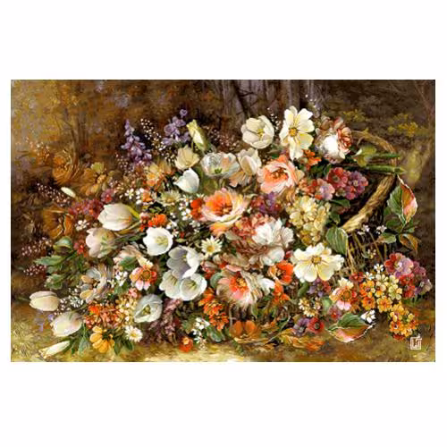 طرح گل وگلدان کد 25114