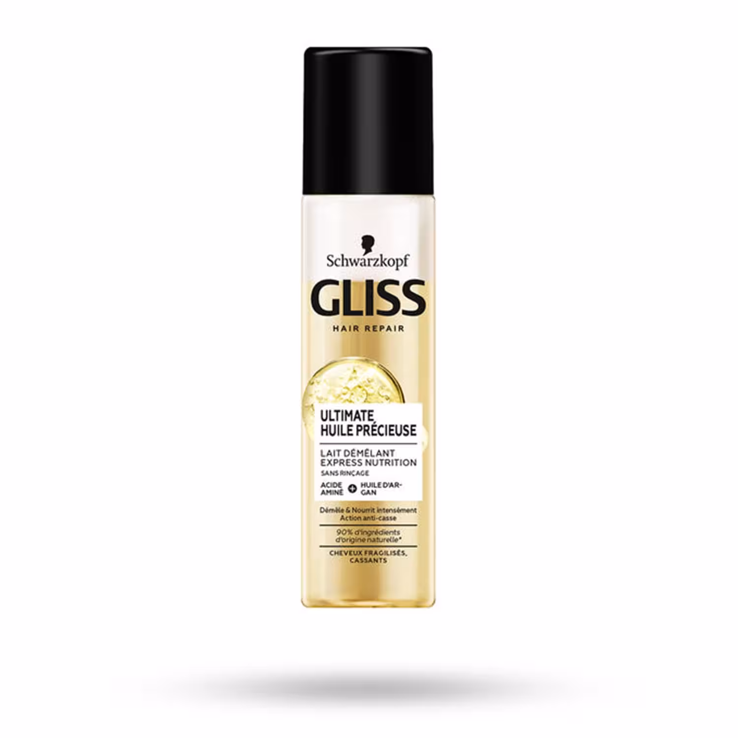 مشخصات، خرید و قیمت اسپری دوفاز مو گلیس gliss مخصوص رفع خشکی و زبری مو حجم 200 میل ⭐️ ویان مارکت