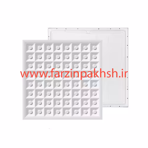 پنل 60×60 توکار 80 وات مربعی پارس شعاع توس مدل ماتریس لایت