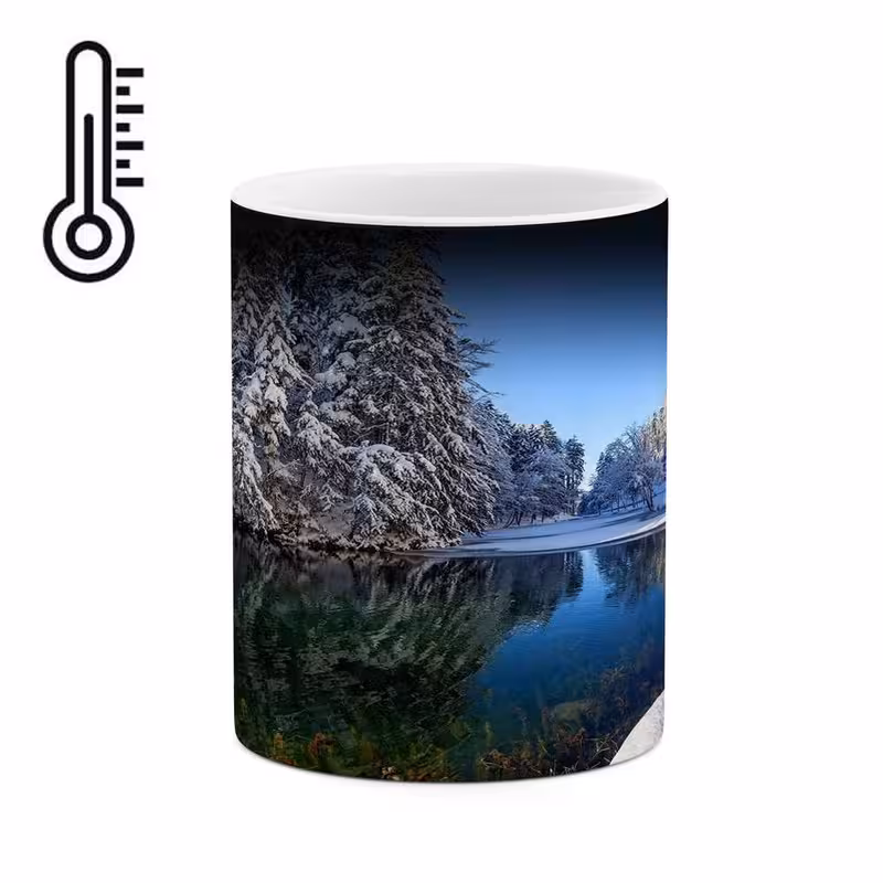 خرید ماگ-لیوان حرارتی   منظره برفی کد mgh15101