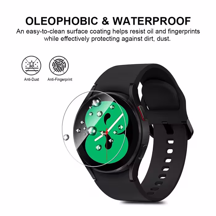 محافظ صفحه نمایش مدل شیشه ای مناسب برای ساعت هوشمند سامسونگ Galaxy watch4 active 44mm