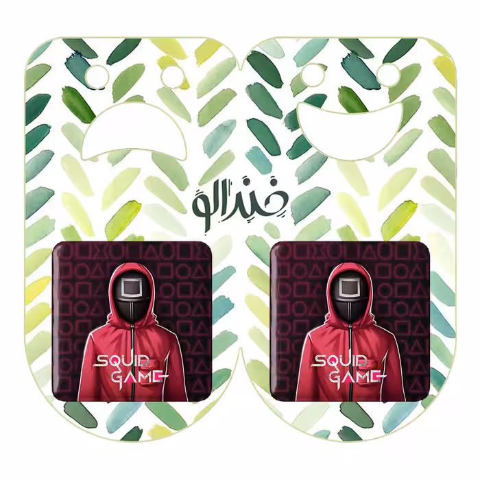 پیکسل خندالو مدل بازی مرکب Squid Game کد 10831 به همراه مگنت