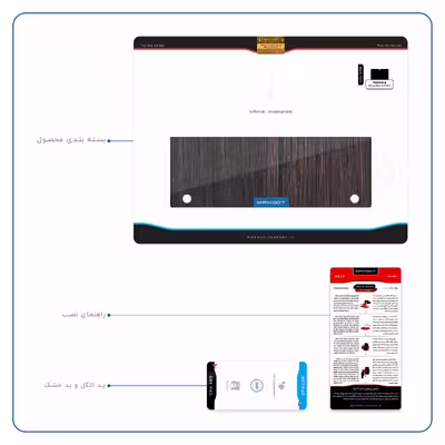 برچسب پوششی ماهوت مدل Burned Wood مناسب برای تبلت سامسونگ Galaxy Note 10.1 2012 N8010
