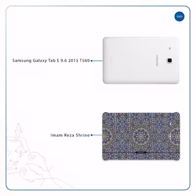 برچسب پوششی ماهوت مدل Iran-Tile6 مناسب برای تبلت سامسونگ Galaxy Tab E 9.6 2015 T560