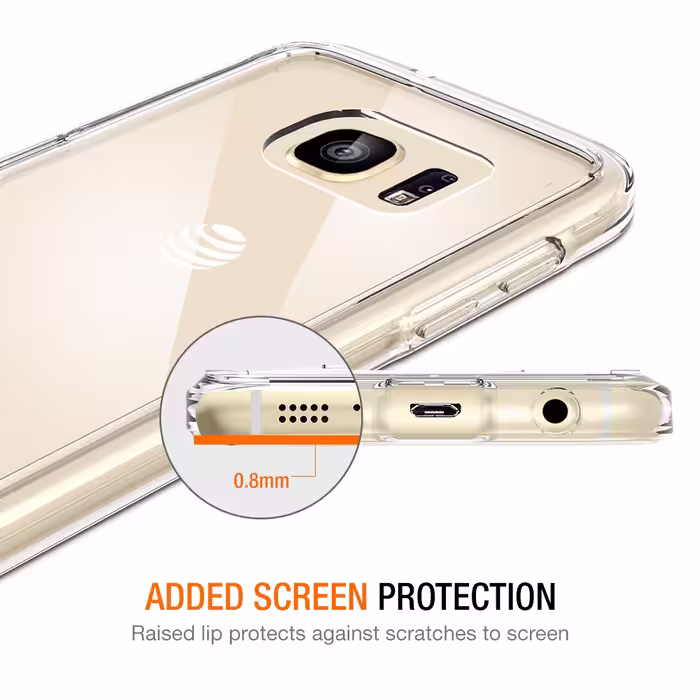 کاور مدل Clear TPU مناسب برای گوشی موبایل سامسونگ Galaxy S7 