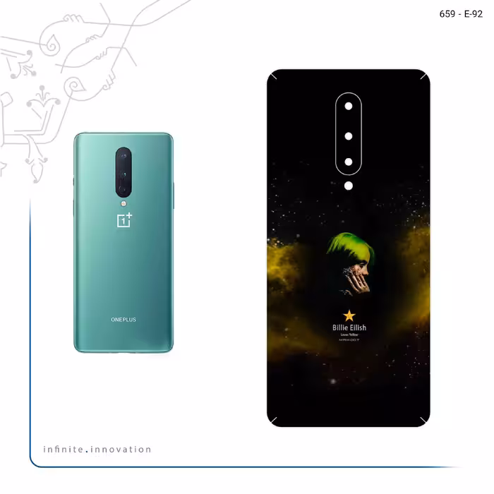 برچسب پوششی ماهوت مدل Billie Eilish مناسب برای گوشی موبایل وان پلاس 8