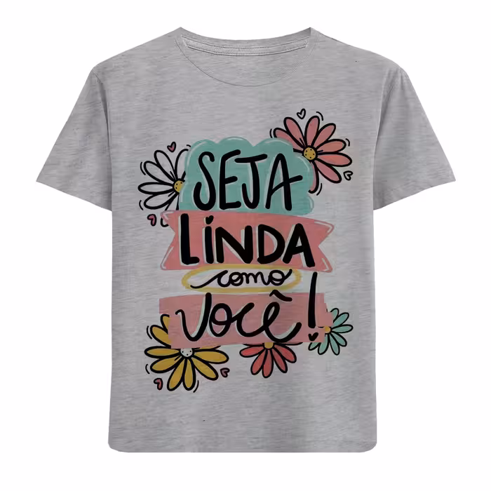 تی شرت آستین کوتاه بچگانه مدل تایپوگرافی F753