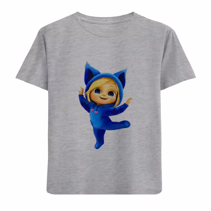 تی شرت آستین کوتاه بچگانه مدل دختر D210